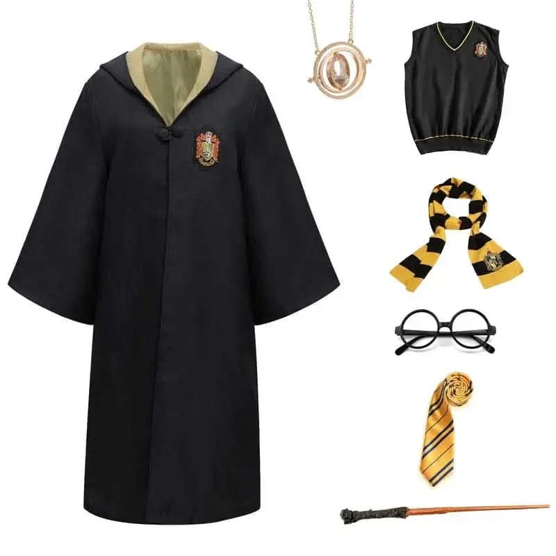Costume da Mago di Hogwarts Arcane Grove con Mantello e Accessori per Bambini e Adulti