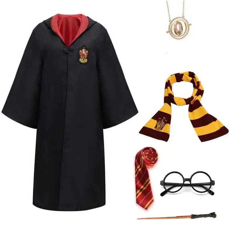 Costume da Mago di Hogwarts Arcane Grove con Mantello e Accessori per Bambini e Adulti