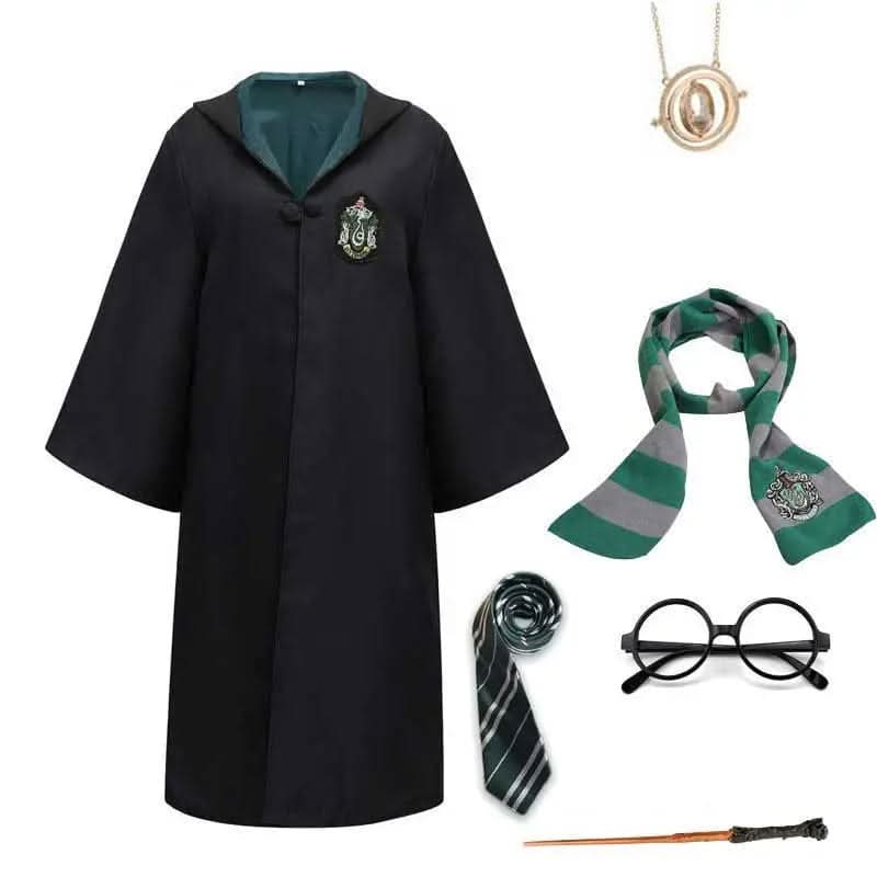 Costume da Mago di Hogwarts Arcane Grove con Mantello e Accessori per Bambini e Adulti
