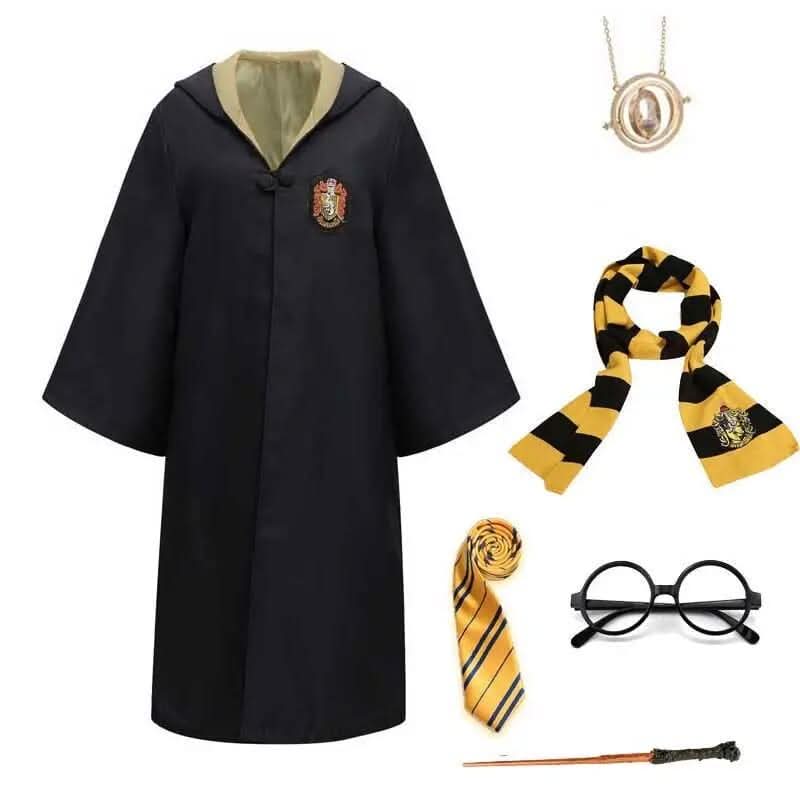 Costume da Mago di Hogwarts Arcane Grove con Mantello e Accessori per Bambini e Adulti