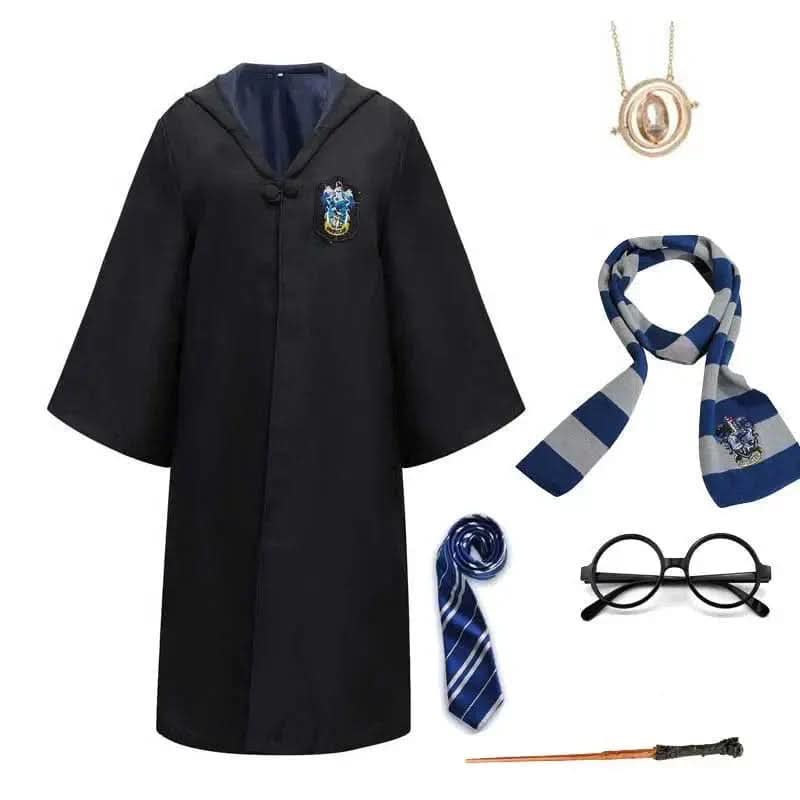 Costume da Mago di Hogwarts Arcane Grove con Mantello e Accessori per Bambini e Adulti