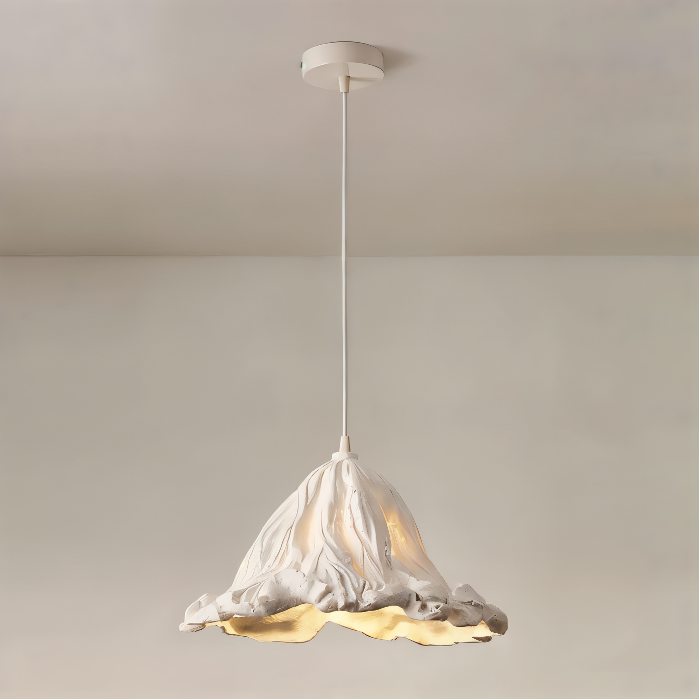 Vallora Volcanic Resin Pendant Lamp With Lava Effect