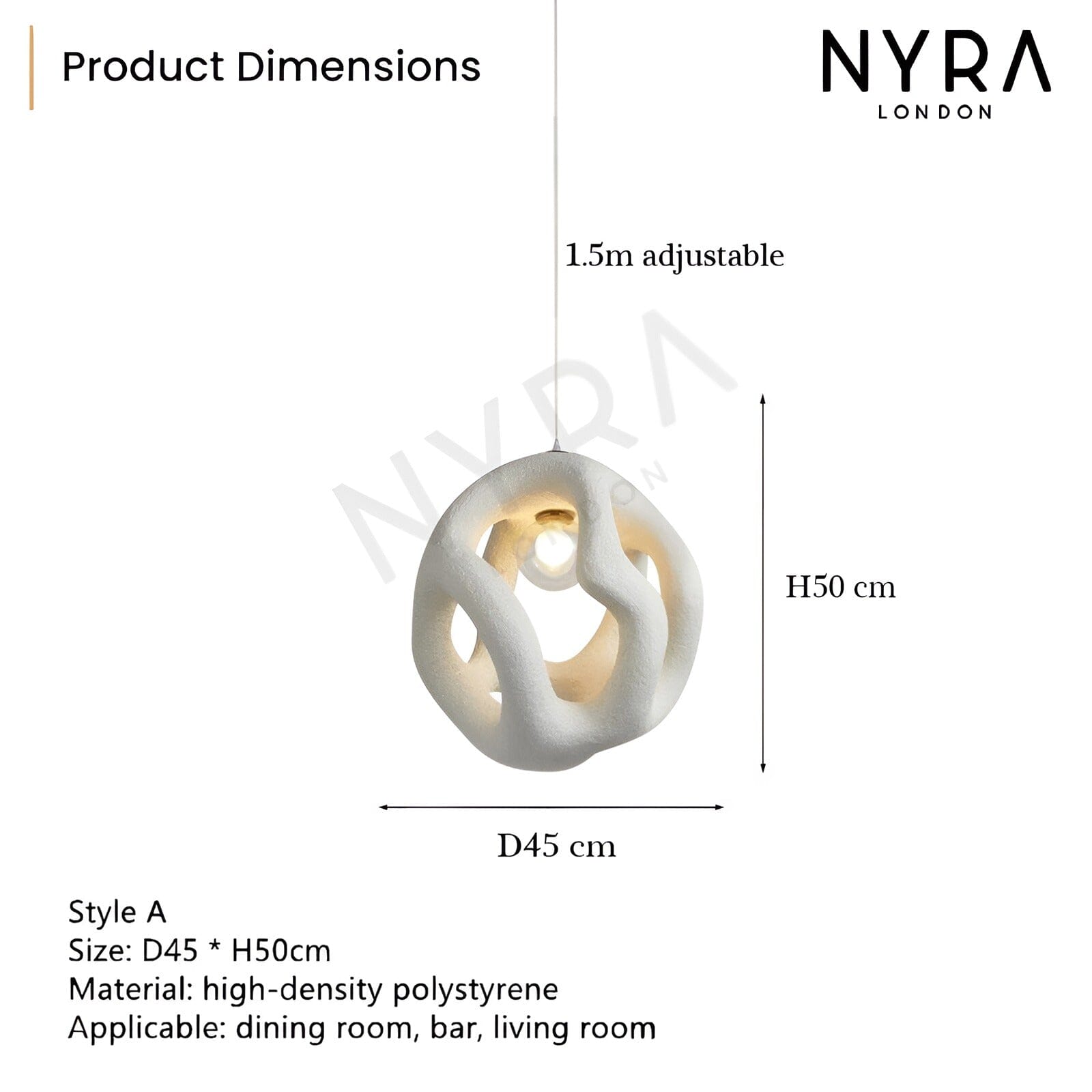 HikariLume Chandelier Moonlit Japanese Style LED Light