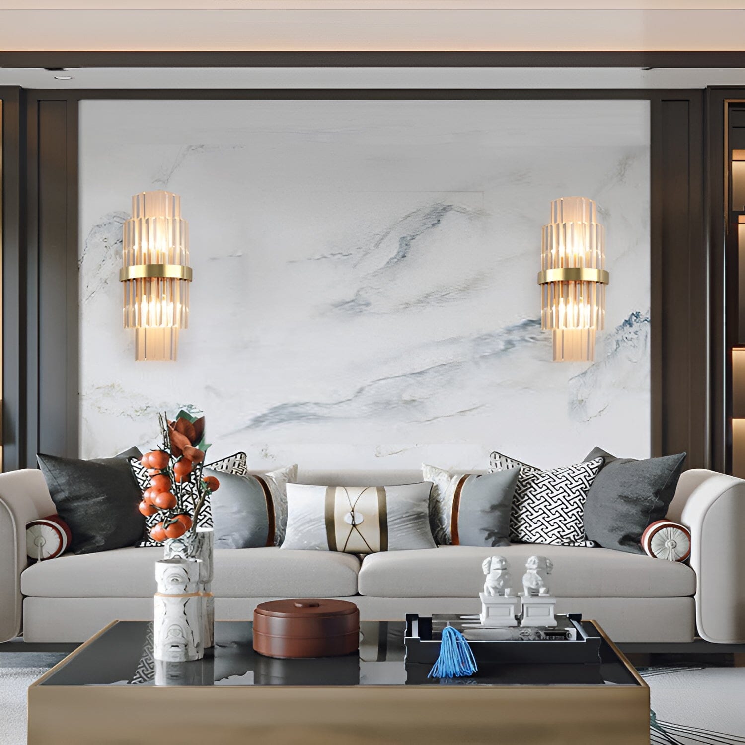 Celestia Crystal Wall Lamp Modern Sconce for Hallways