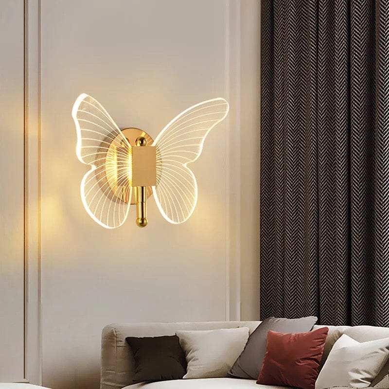 Applique murale LED Papillon LumiWings avec installation facile