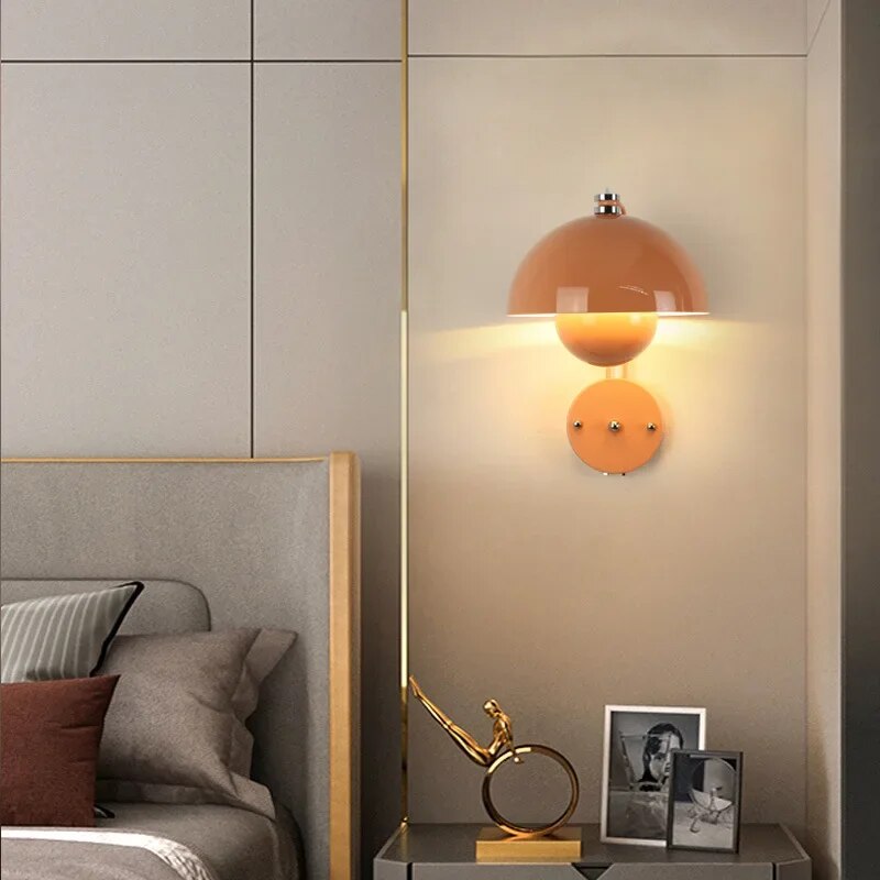 LumaBloom Mushroom Wall Light - Modern Dutch Design