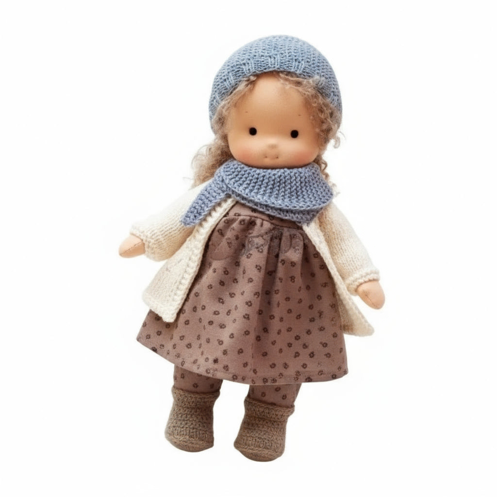 Aurelia Handmade Waldorf Doll Made Of Cotton For Creative Play