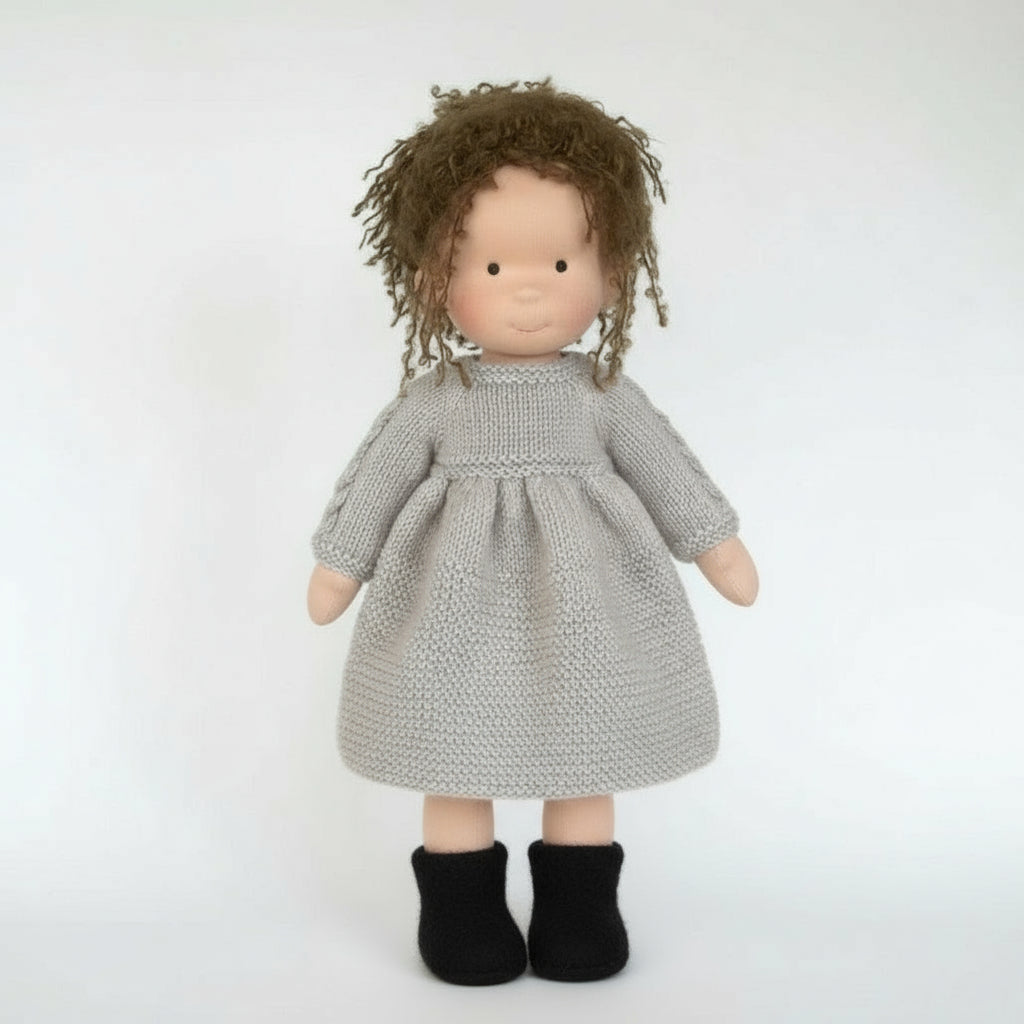 Aurelia Handmade Waldorf Doll Made Of Cotton For Creative Play