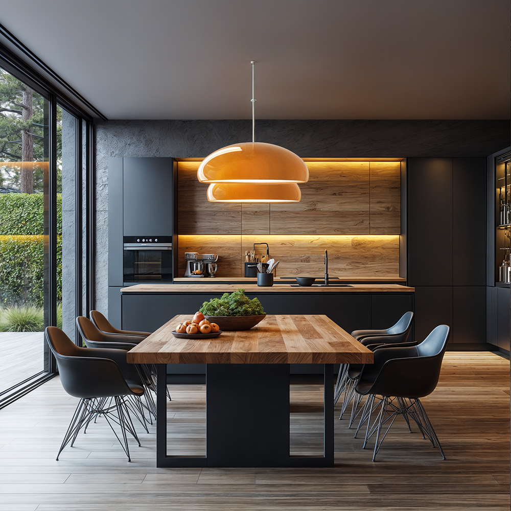 AuroraGleam Chandelier With Colorful Exterior Options