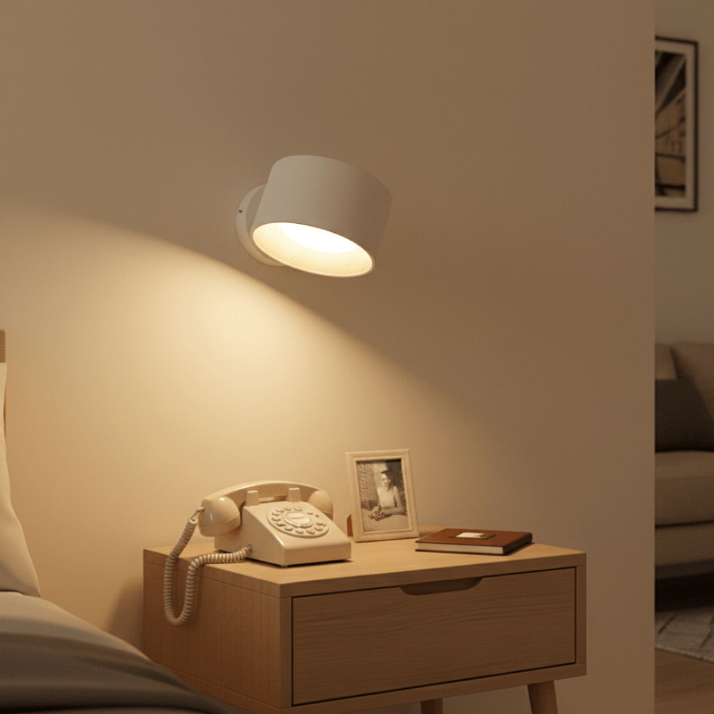 Elegant NordicLuma Wireless Wall Light With Remote Control