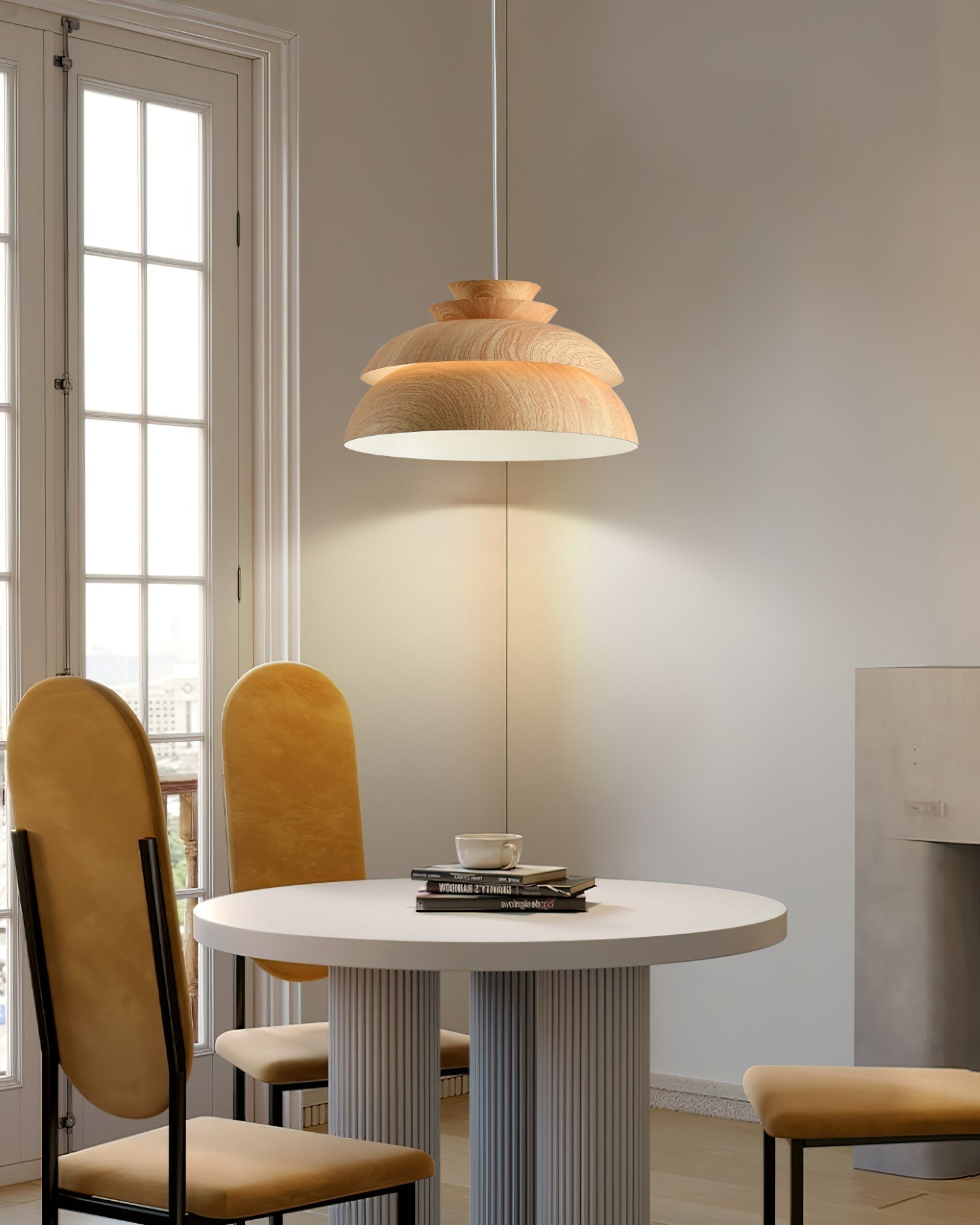 Verdia Aluminum Pendant Light Natural Elegant Ceiling Lamp
