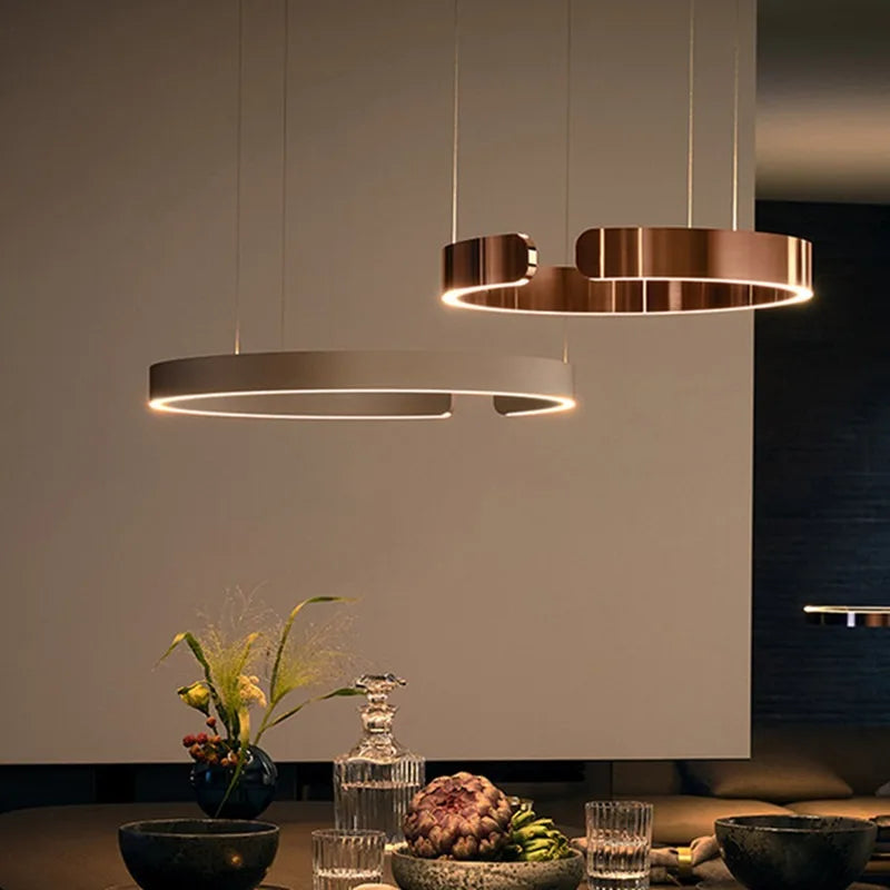 NexaLux Minimalist LED Pendant Light for Kitchen Island