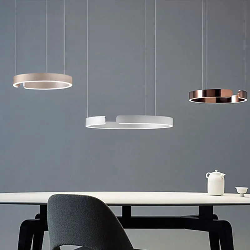 NexaLux Minimalist LED Pendant Light for Kitchen Island