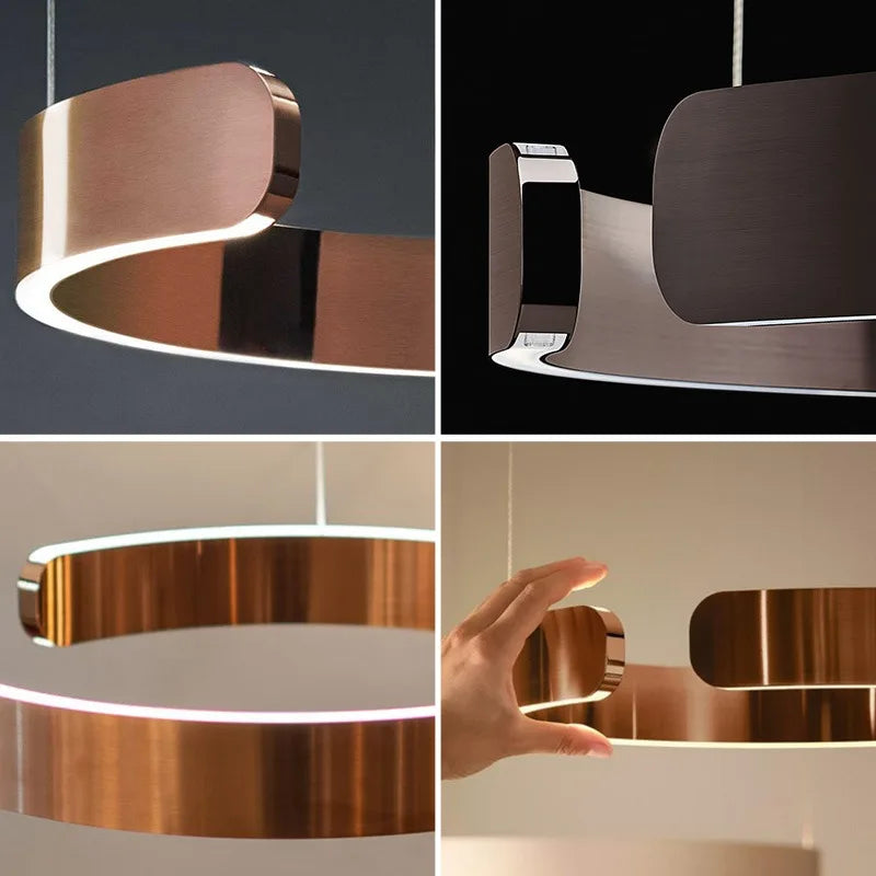 NexaLux Minimalist LED Pendant Light for Kitchen Island