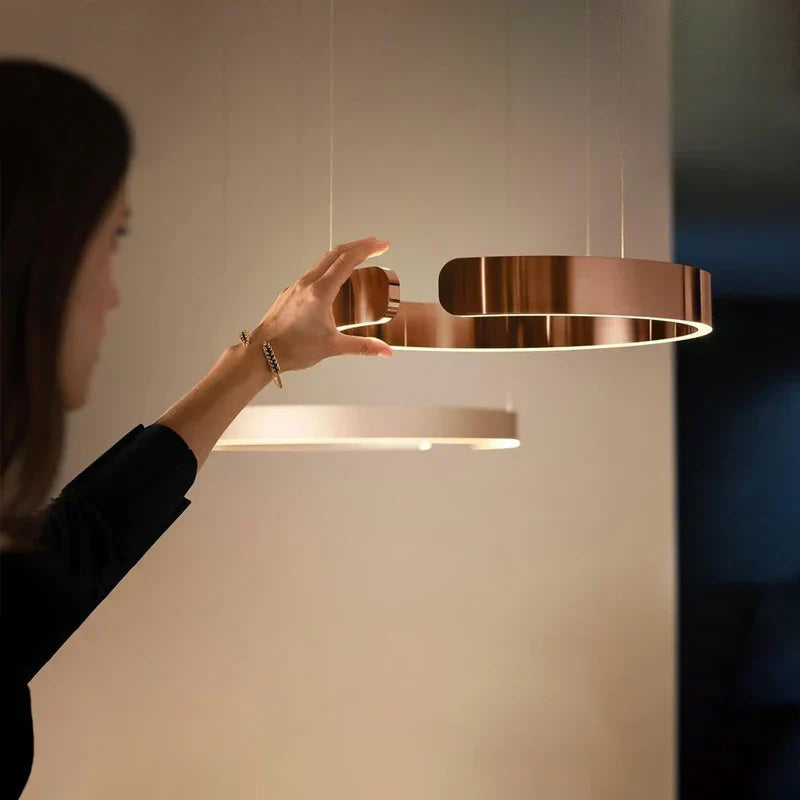NexaLux Minimalist LED Pendant Light for Kitchen Island