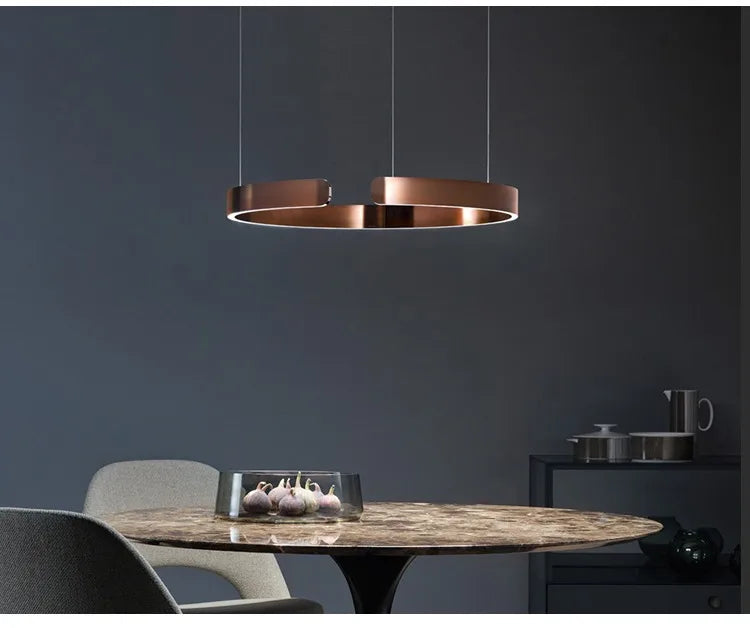 NexaLux Minimalist LED Pendant Light for Kitchen Island