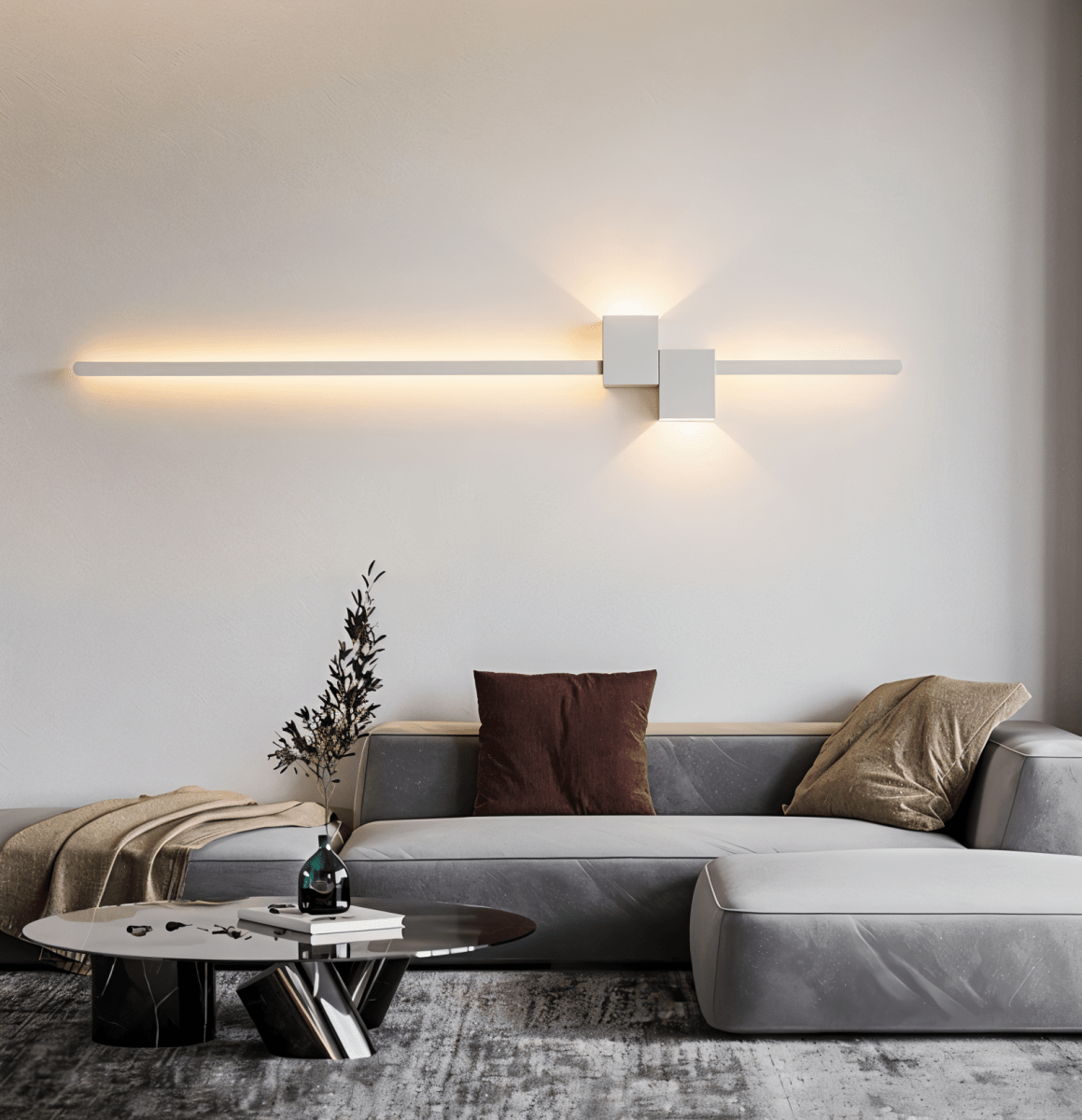 LumaStripe Minimalist LED Wall Light for Modern Ambience