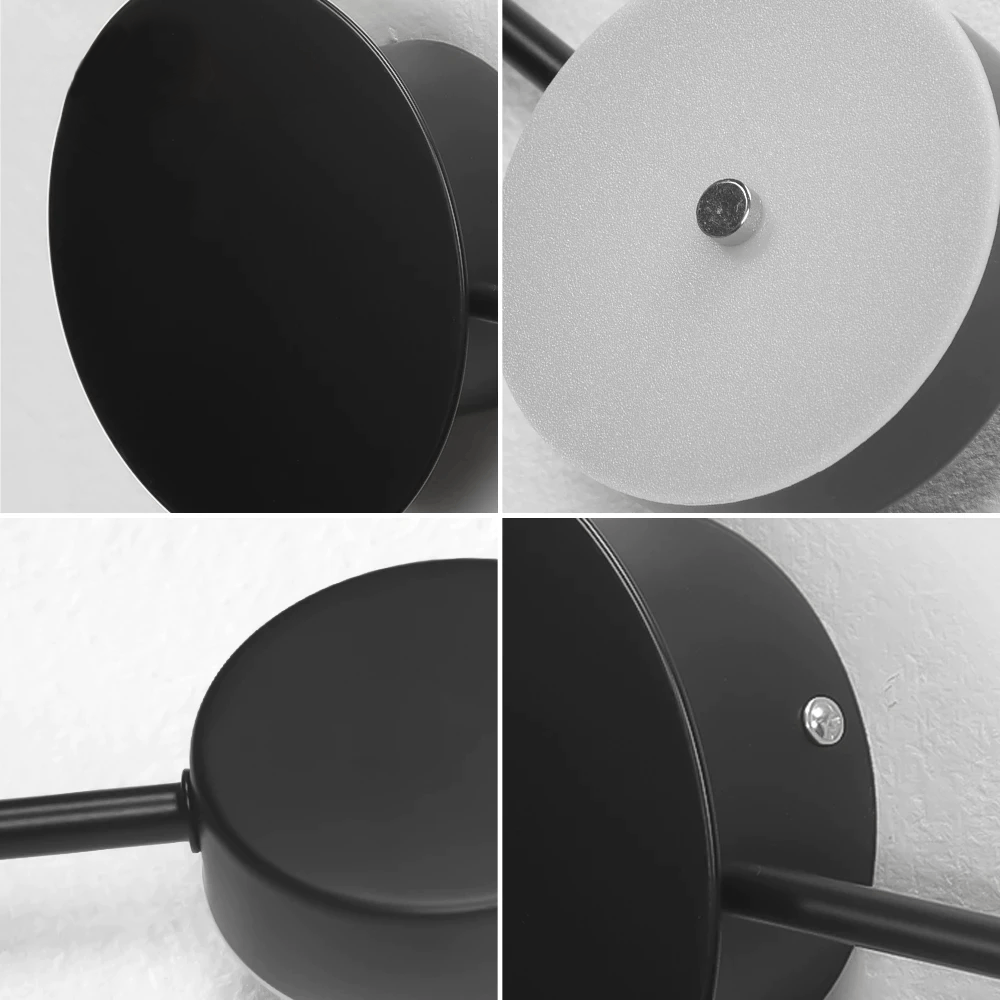 AstraGlow Rund LED Vegglampe for Moderne Hjemmedekorasjon