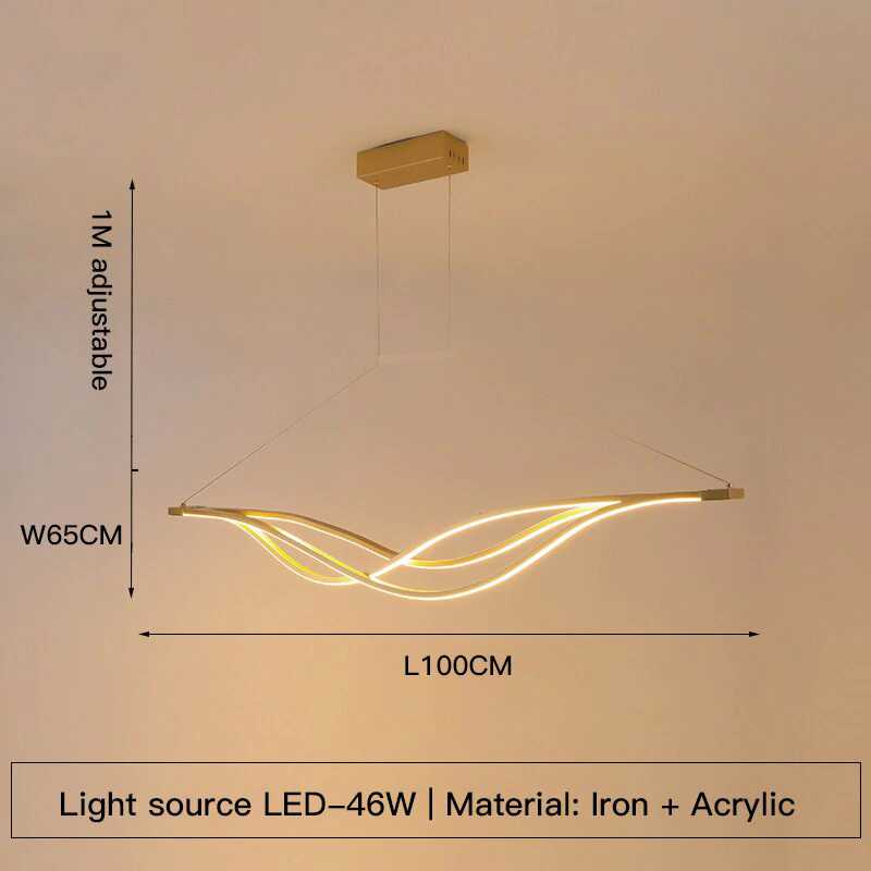 AstraArc LED hengelampe for moderne takrom