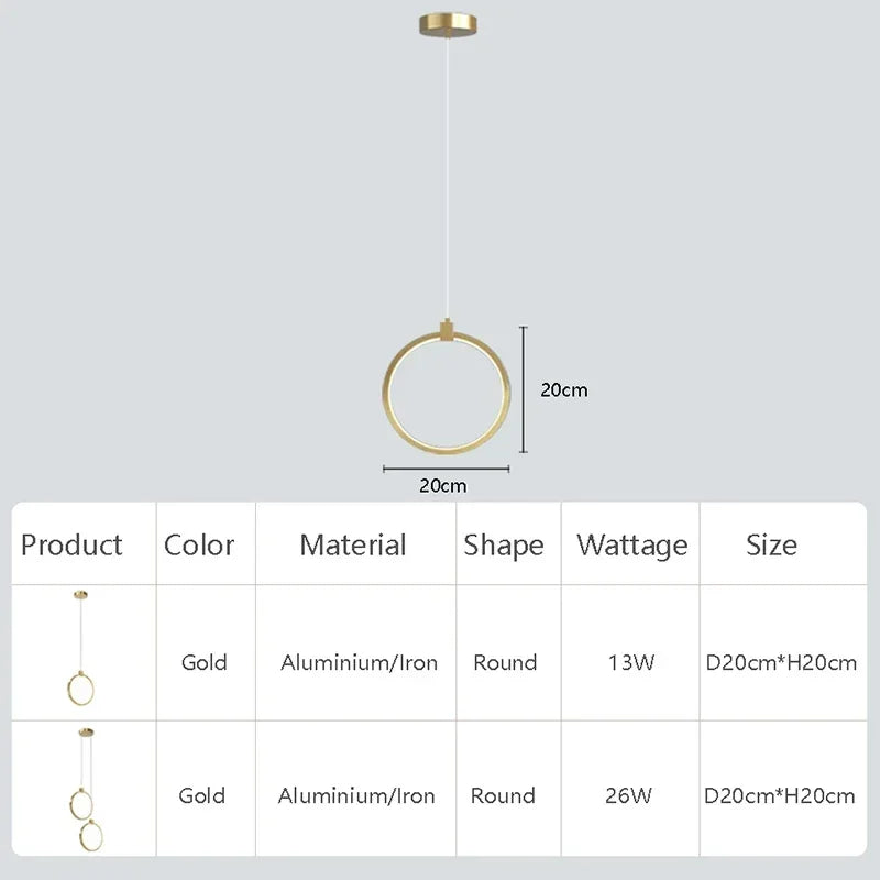 LuminaHaven moderne pendellamper for spisesteder