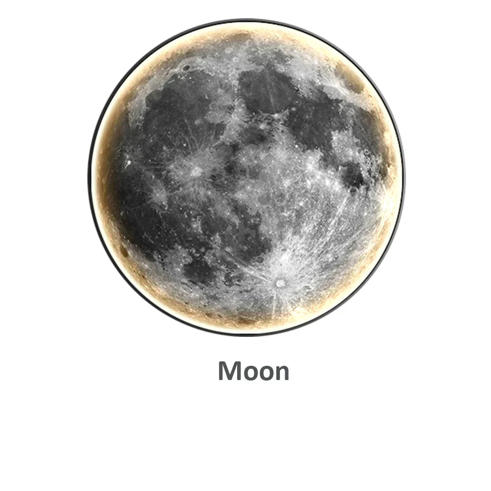 LunaVela | LED Moon Wall Light For A Soft Ambient Glow