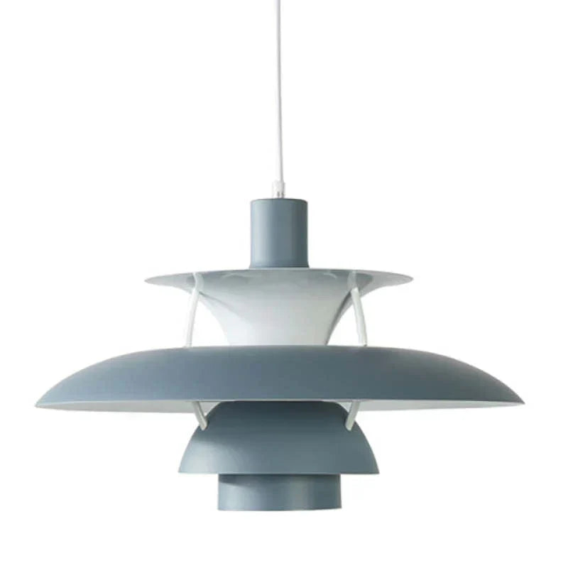 Lunara LED Pendant Lamp in Colorful Metal Finish for Living Spaces