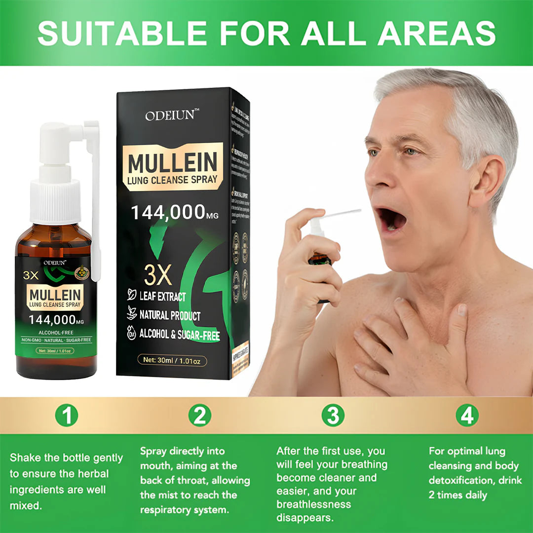 Aurelia Mullein Lung Support Spray For Clear Breathing