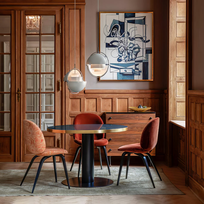 Kirelle | Duńska lampa wisząca zaprojektowana z nałożonymi kloszami