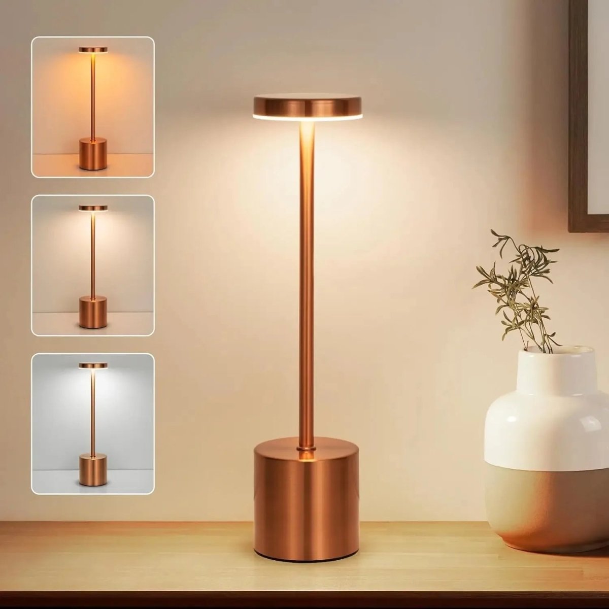 AuroraGlow Nordic Table Lamp for Warm Ambient Light
