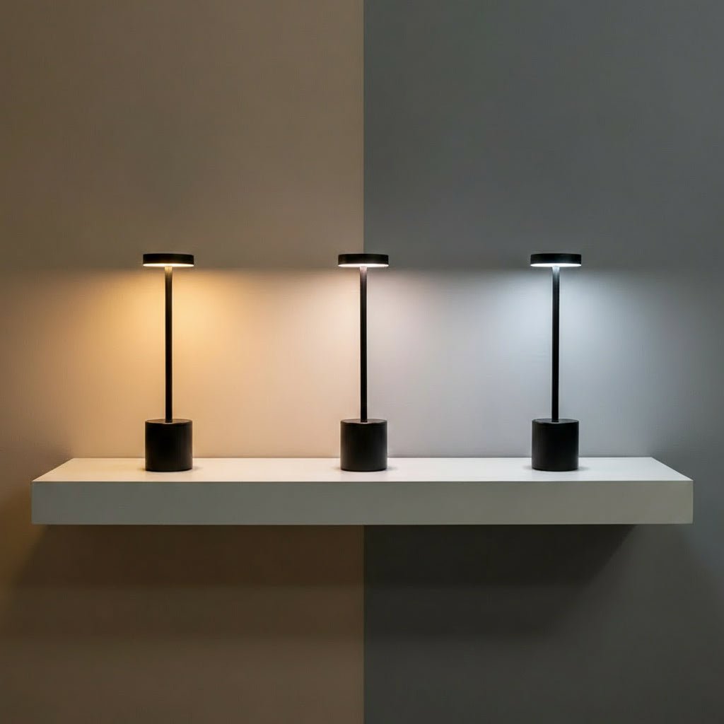 AuroraGlow Nordic Table Lamp for Warm Ambient Light