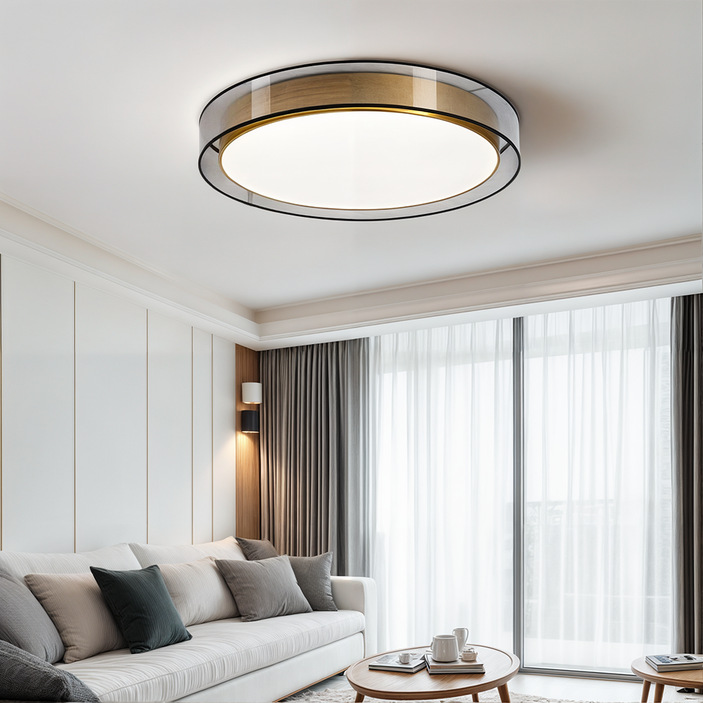VelaNova Ceiling Lamp European Three Color Dimmable