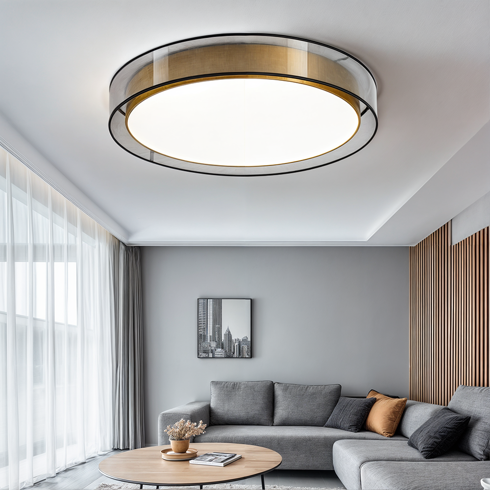 VelaNova Ceiling Lamp European Three Color Dimmable