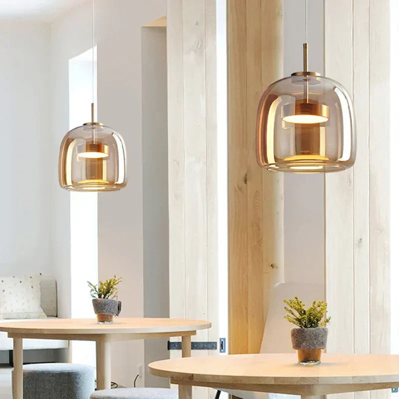 Lumera | Modern Minimalist Clear Glass Ceiling Light