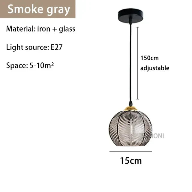 AuroraGlass Csillár Lámpa Elegáns Üveg Világítótest