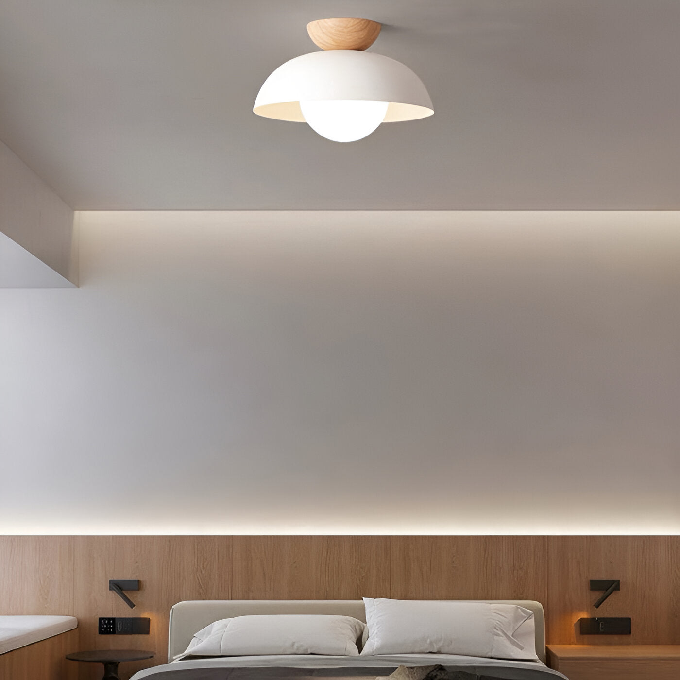 Lysa Nordic Minimalist LED Ceiling Lamp With Matte Glass