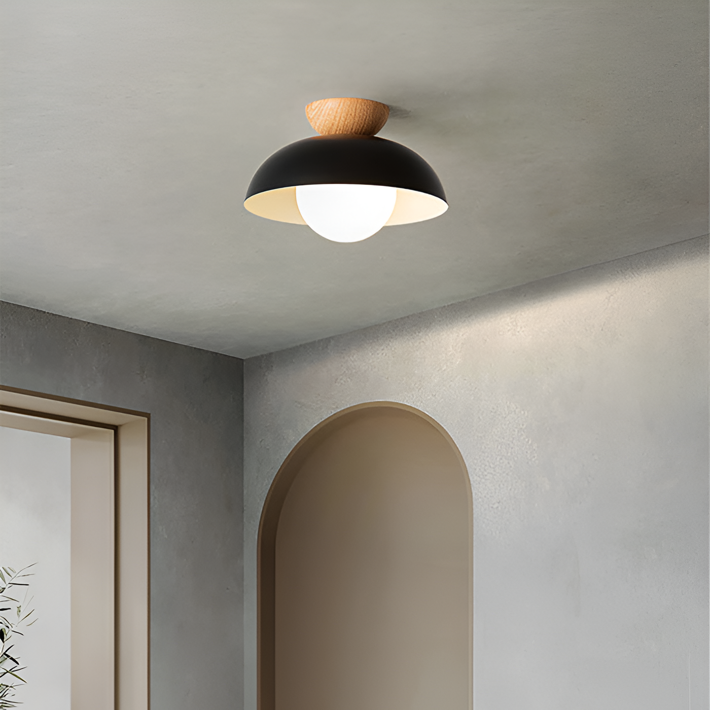 Lysa Nordic Minimalist LED Ceiling Lamp With Matte Glass