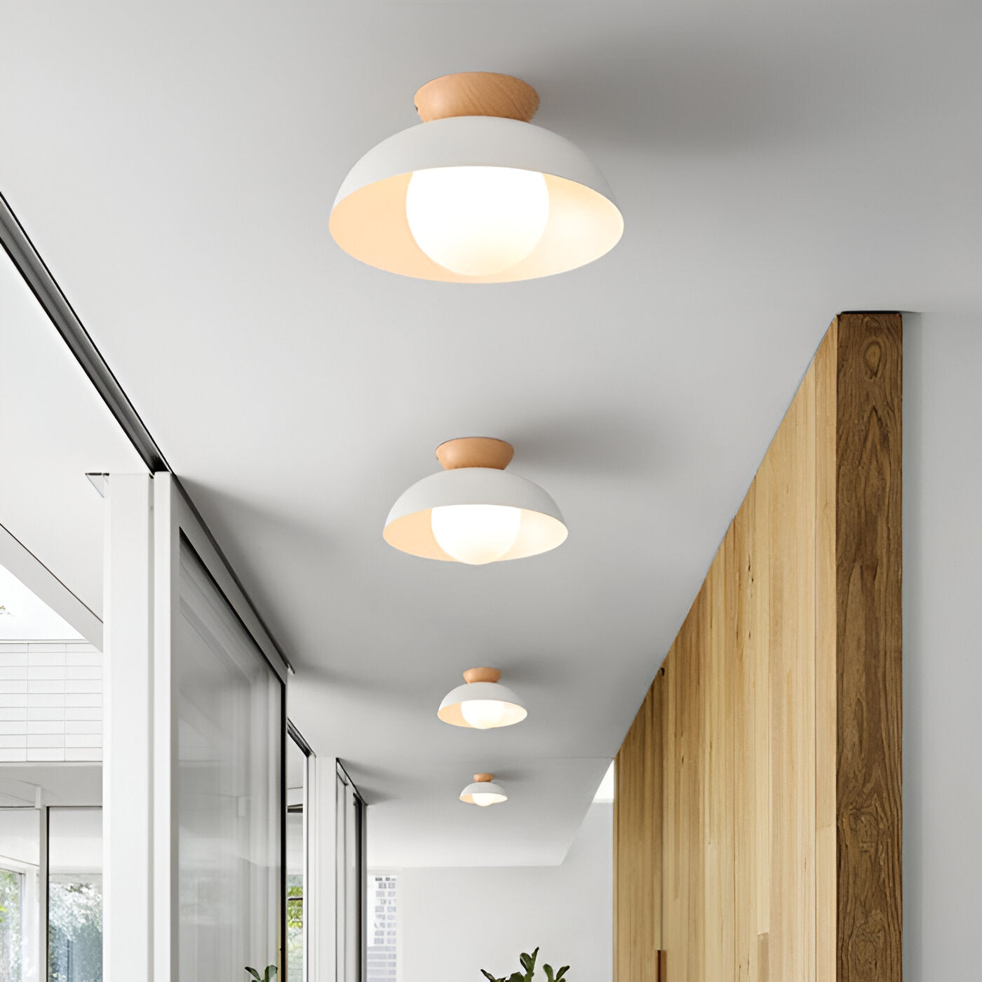 Lysa Nordic Minimalist LED Ceiling Lamp With Matte Glass