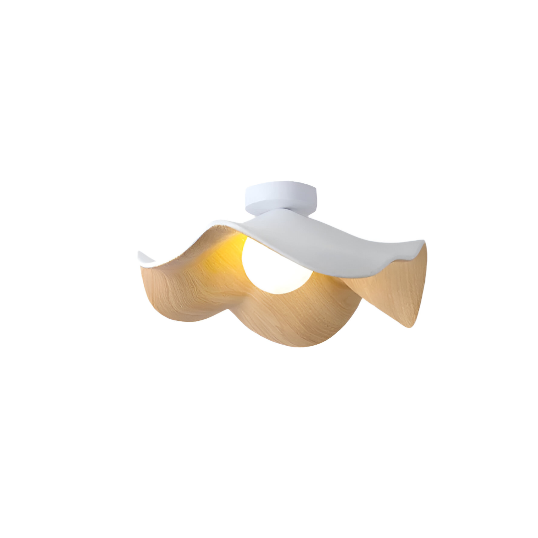 Elaris Bloom | Nordic Resin Flower LED Ceiling Light