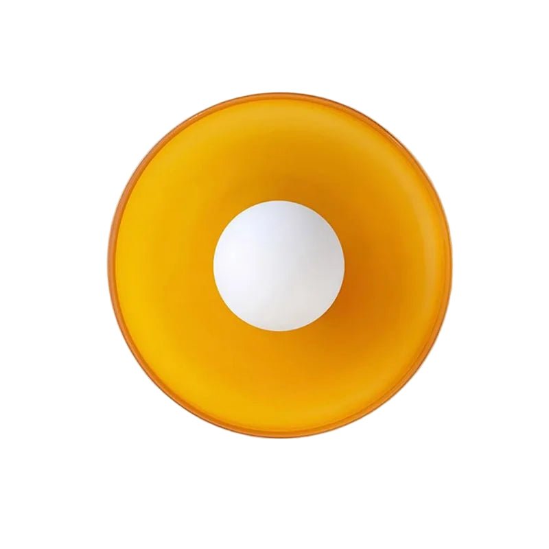 Nordia Glass Ceiling Lamp With Transparent Shade And LED Compatibility