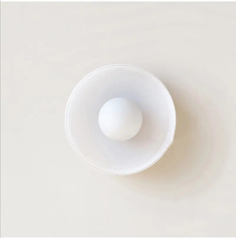 Nordia Glass Ceiling Lamp With Transparent Shade And LED Compatibility