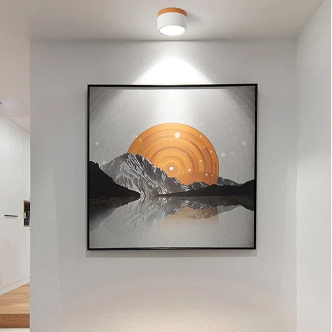 Nordic Cylinder LED Ceiling Light For Hallway With Soft Glow