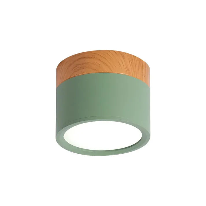 Nordic Cylinder LED Ceiling Light For Hallway With Soft Glow