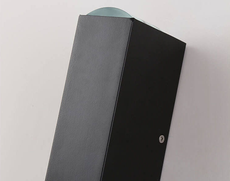 מנורת קיר חיצונית עמידה למים עם נורות לד מודרניות IP65, תאורה למעלה ולמטה, 6W-10W, 600-1000 לומן