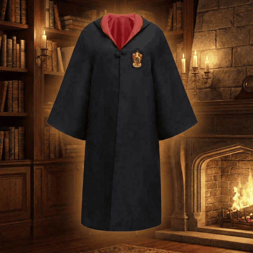 Costume da Mago di Hogwarts Arcane Grove con Mantello e Accessori per Bambini e Adulti