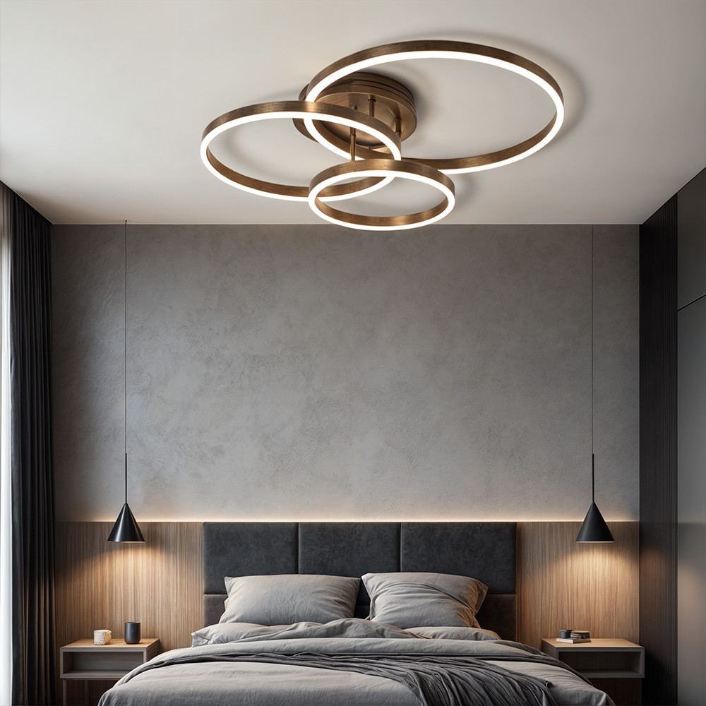Aurelia LED Ceiling Lamp With Dimmable Finish For Areas