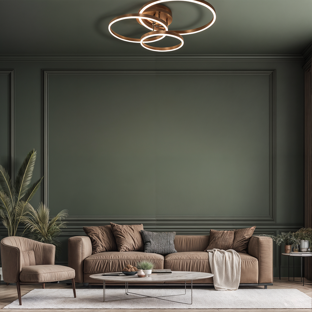 Aurelia LED Ceiling Lamp With Dimmable Finish For Areas