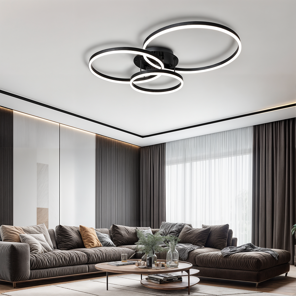 Aurelia LED Ceiling Lamp With Dimmable Finish For Areas