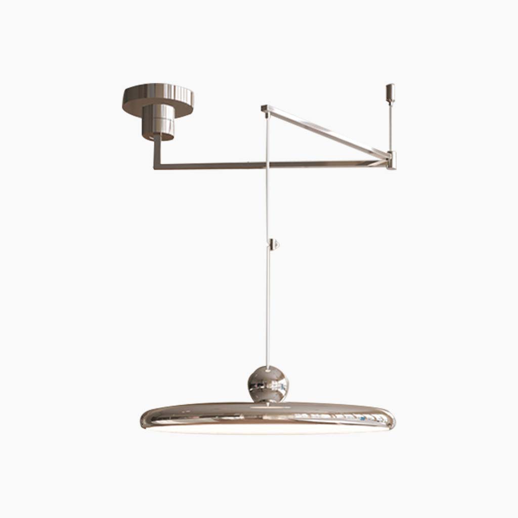 Adjustable Swing Arm Pendant Light Fixture for Living Spaces