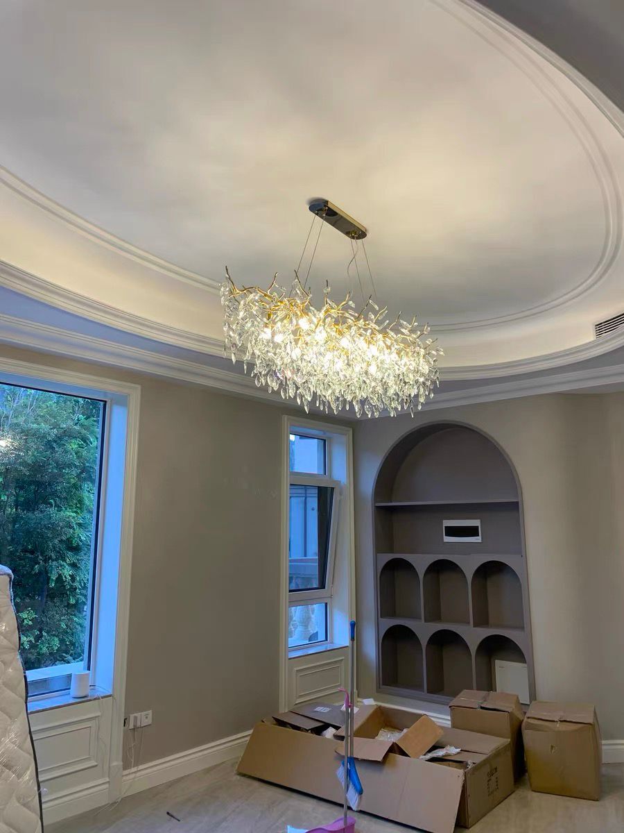 French Style Branch Crystal Chandelier For Modern Homes