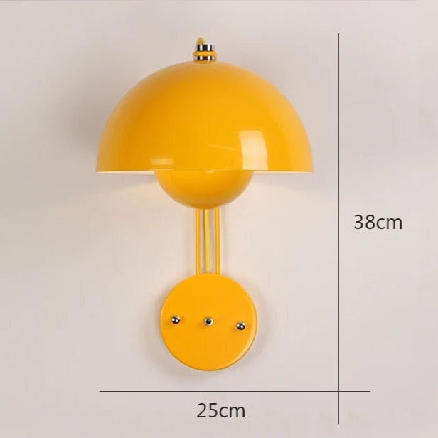LumaBloom Mushroom Wall Light - Modern Dutch Design